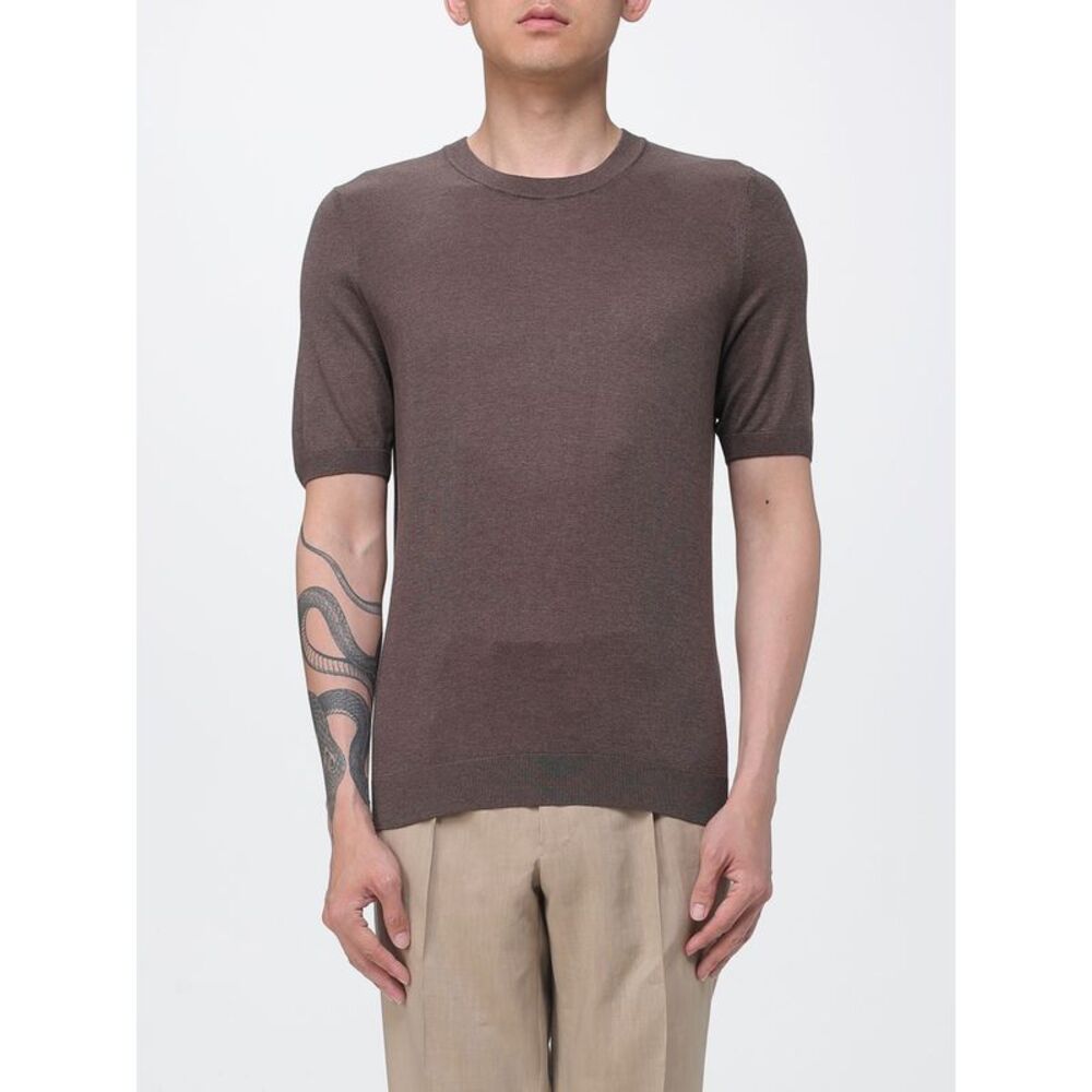 Tagliatore Sweater Men Brown
